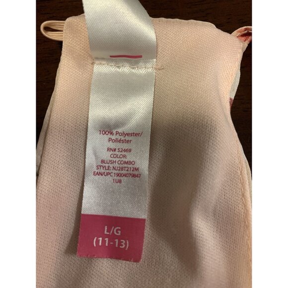 No Boundaries Junior's Floral Wrap Ruffle Empire Waist Maxi Dress Size L (11-13) - Picture 7 of 7